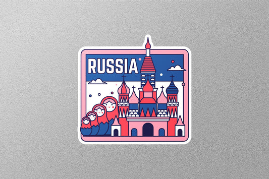 Wholesale Russia Travel Sticker