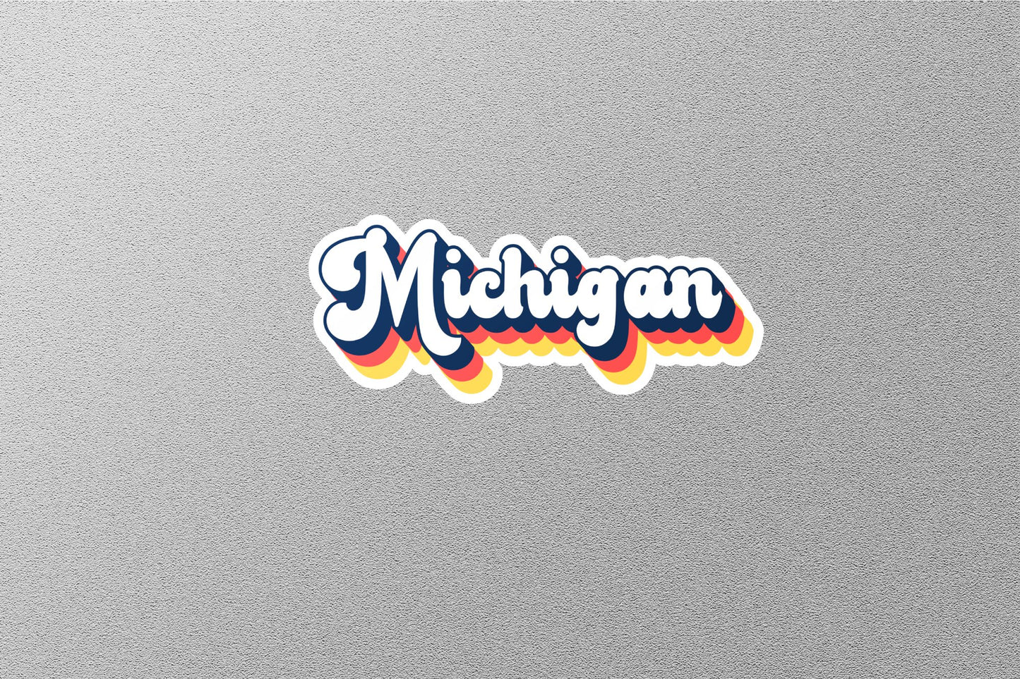 Retro Michigan State Sticker