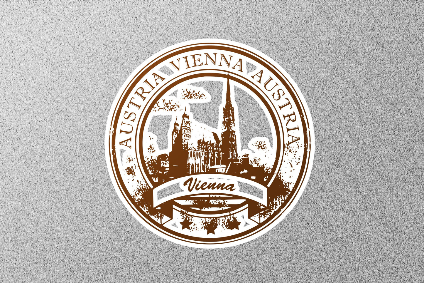 Wholesale Austria Vienna Travel Stamp Sticker