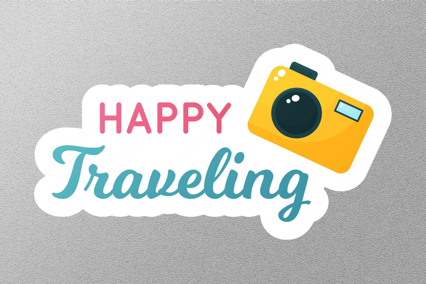Wholesale Happy Traveling Travel Sticker