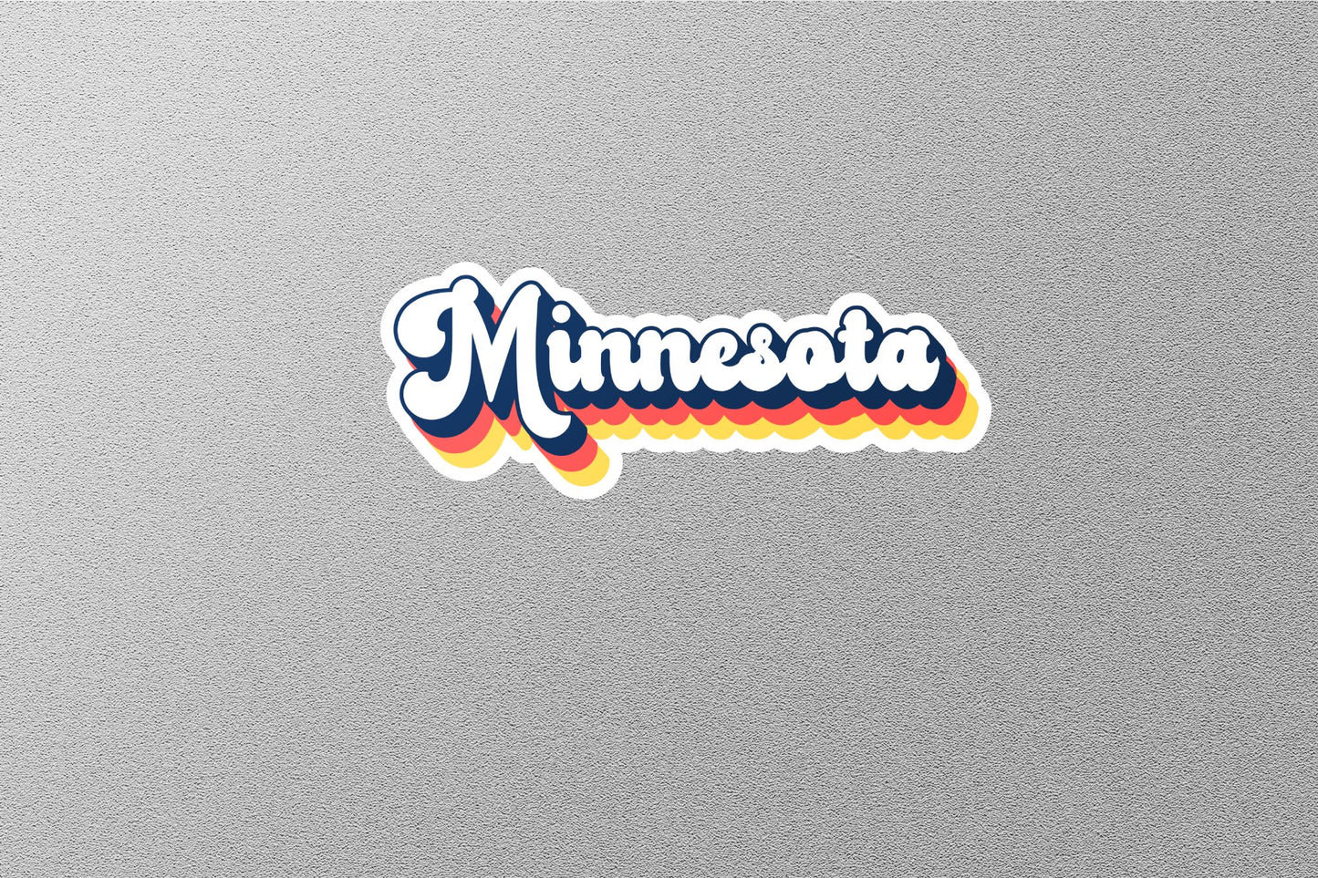 Retro Minnesota State Sticker