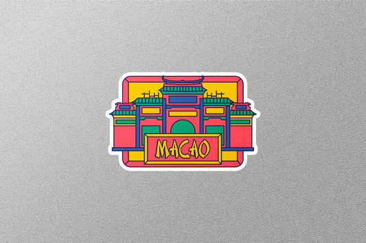 Wholesale Macao Travel Sticker
