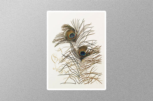 Wholesale Vintage Wish You a Merry Christmas Sticker