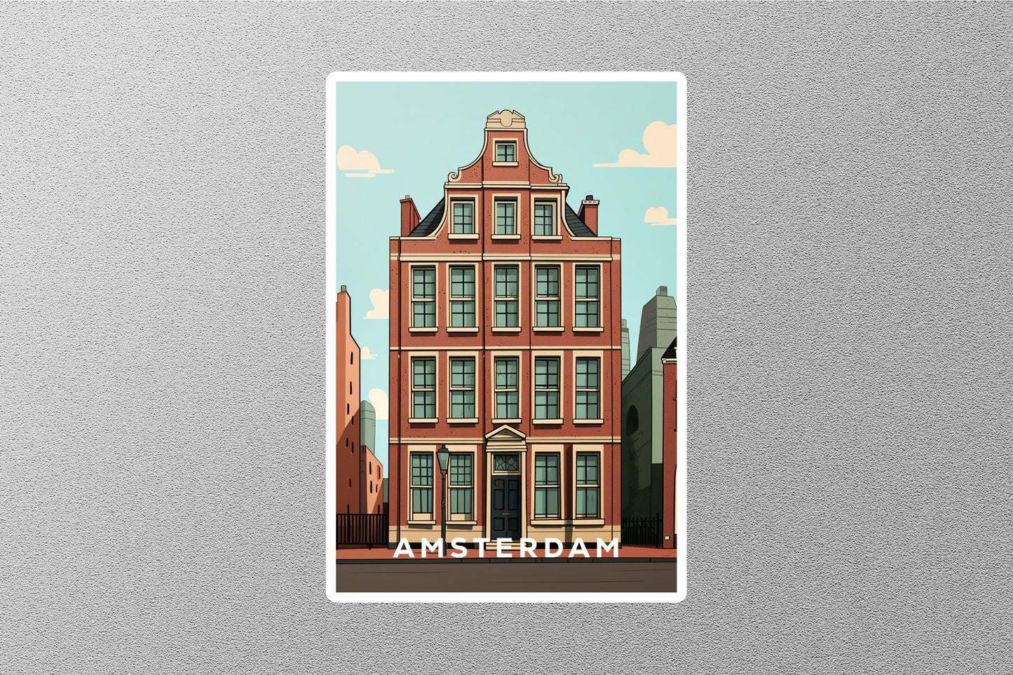 Wholesale Vintage Amsterdam 4 Travel Sticker