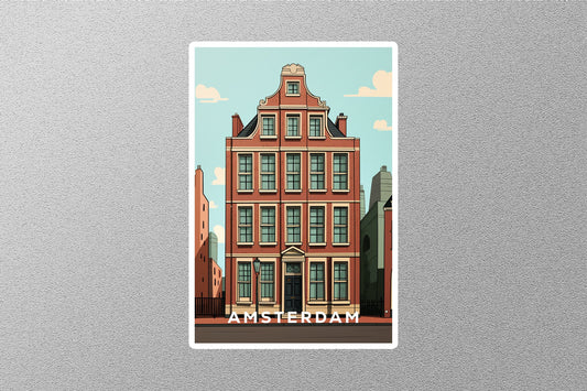 Wholesale Vintage Amsterdam 4 Travel Sticker