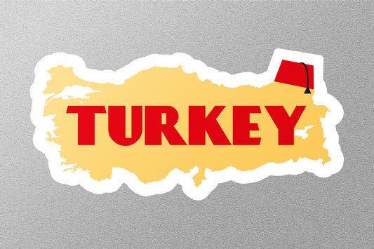 Wholesale Turkey Travel Sticker