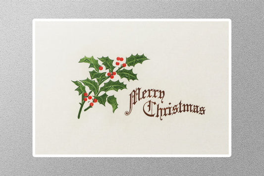 Wholesale Vintage Rossi Merry Christmas Sticker