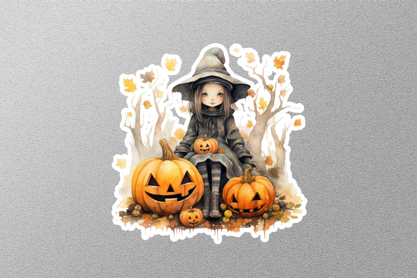 Little witch Wendy Halloween Sticker