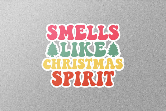 Smile Like Christmas Spirit Christmas Sticker