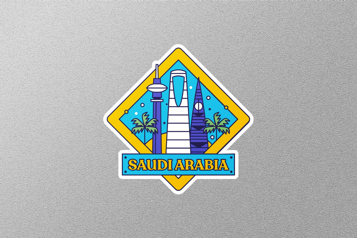 Saudi Vehicle Sticker Saudi Arabia Travel Sticker – GraffMerch.com
