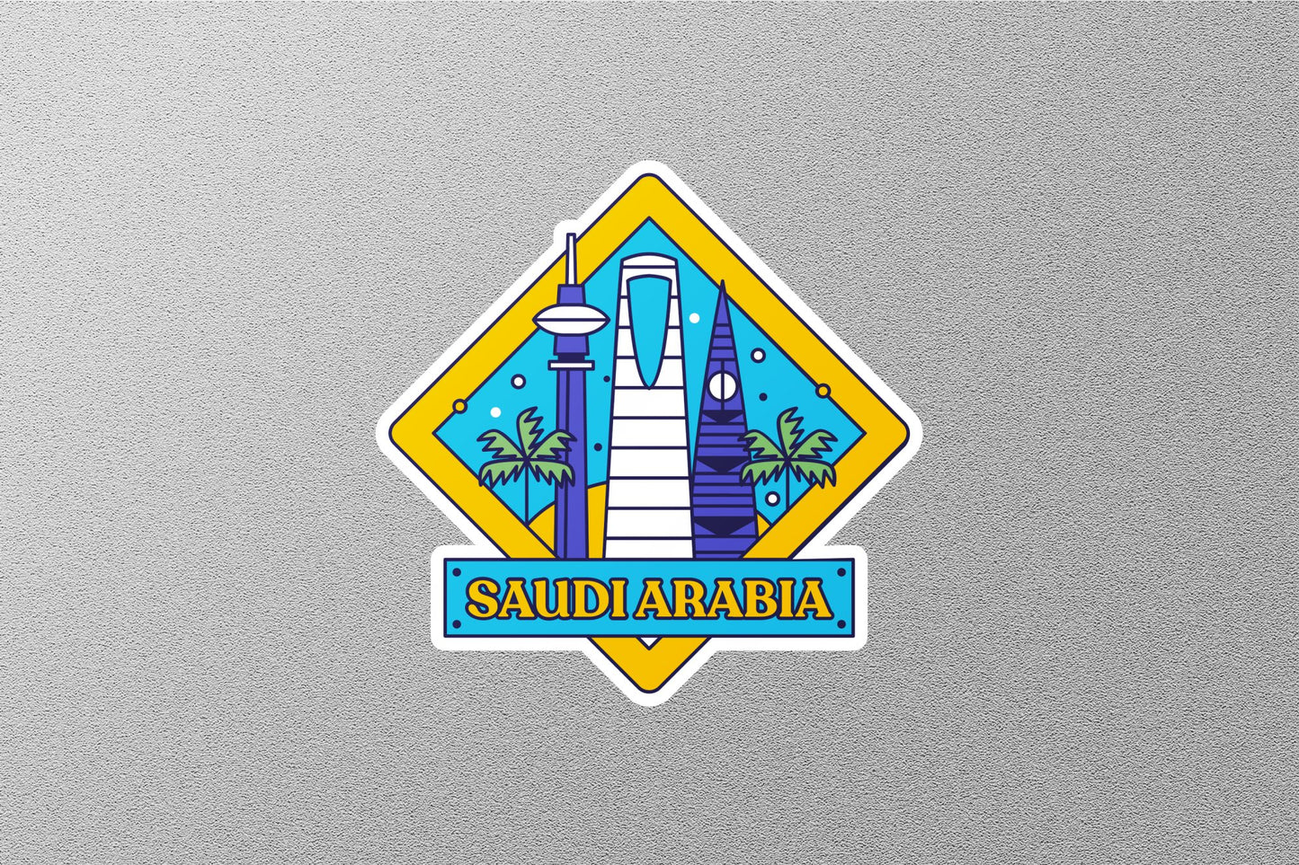 Saudi Arabia Travel Sticker