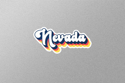 Retro Nevada State Sticker