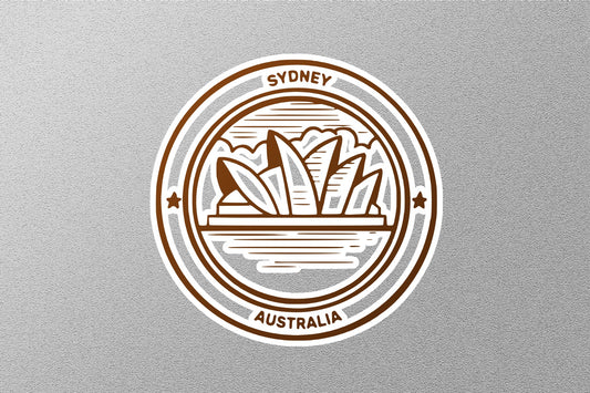 Wholesale Sydney Australia Travel Stamp Sticker
