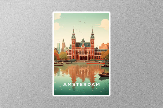 Wholesale Vintage Amsterdam Holland Travel Sticker