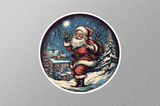 Santa Claus Christmas Sticker