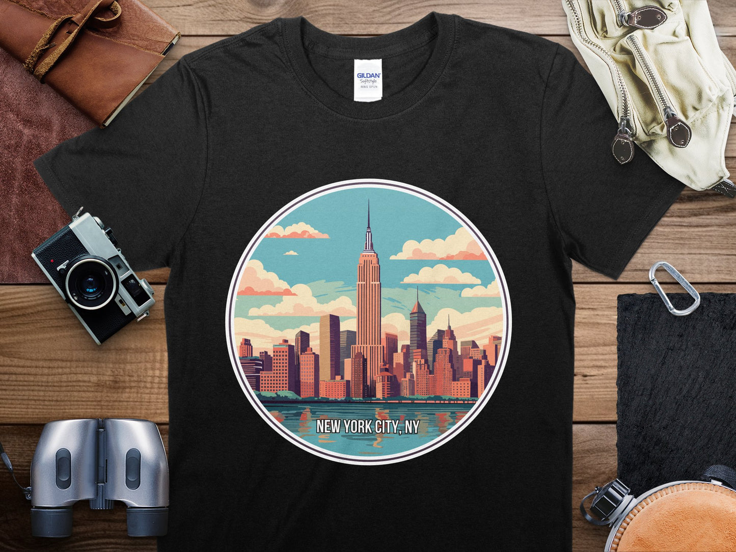 New York City 2 Travel T-Shirt, New York City 2 NYC Shirt