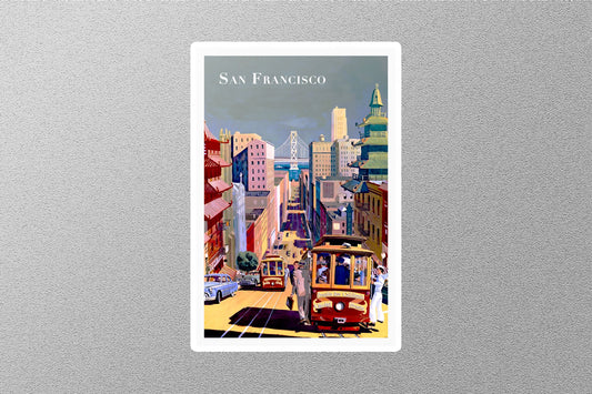 Wholesale Vintage San Francisco Park Travel Sticker