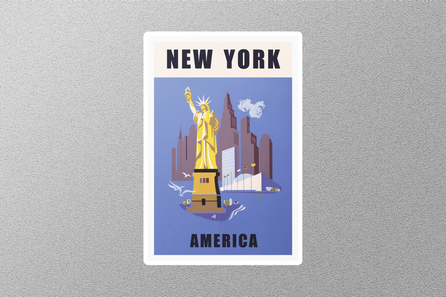 Vintage New York City Travel Sticker