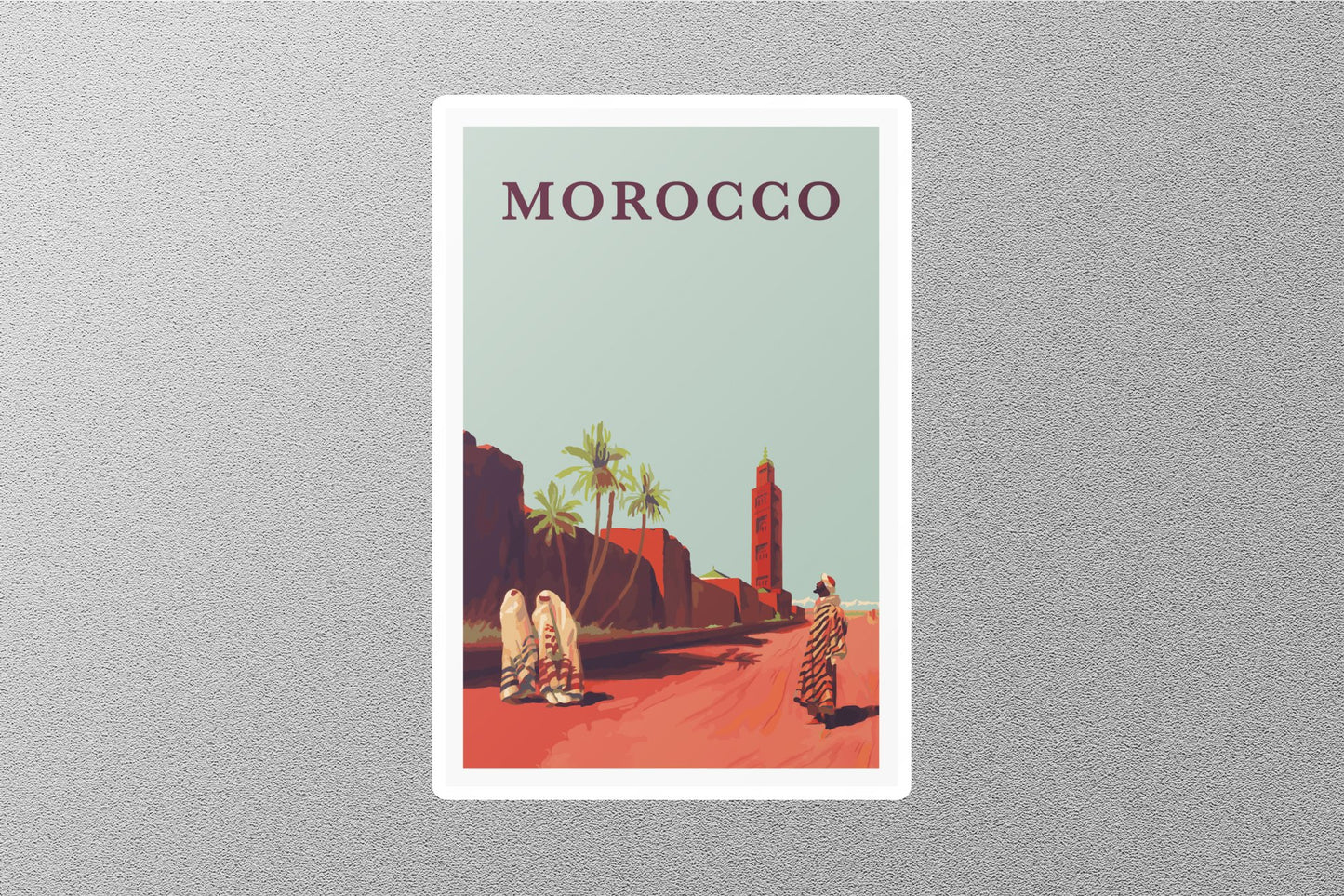 Wholesale Vintage Morocco Travel Sticker