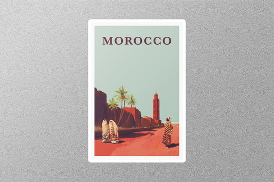Wholesale Vintage Morocco Travel Sticker