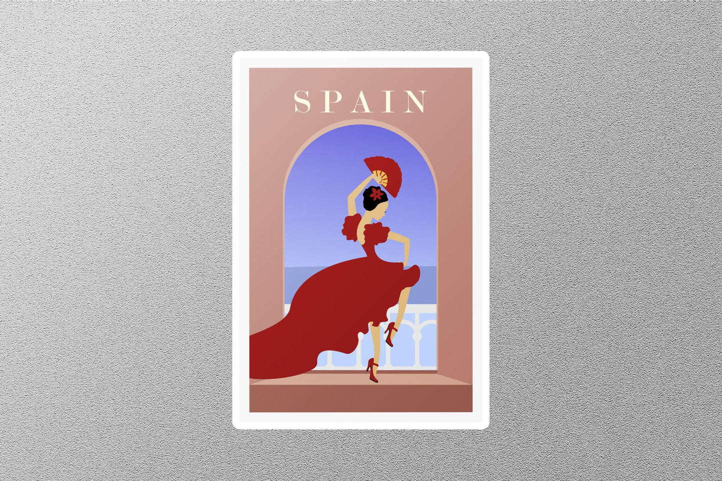 Wholesale Vintage Spain Travel Sticker