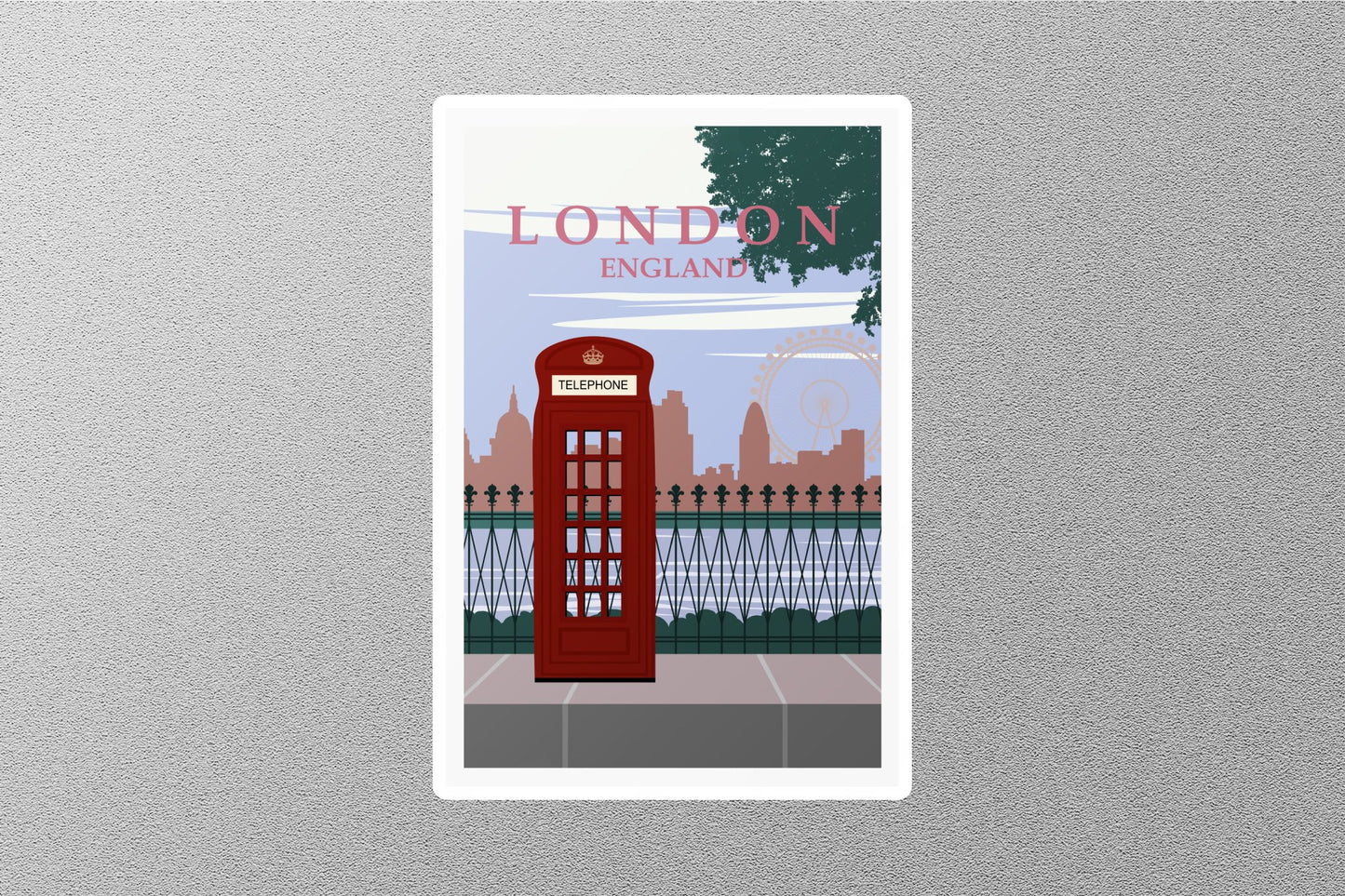 Wholesale Vintage London Travel Sticker