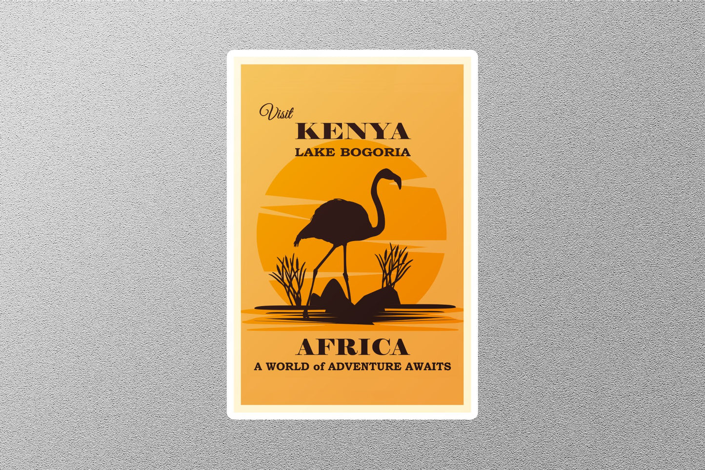 Wholesale Vintage Kenya Africa Travel Sticker