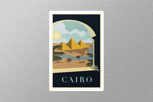 Wholesale Vintage Cairo Travel Sticker