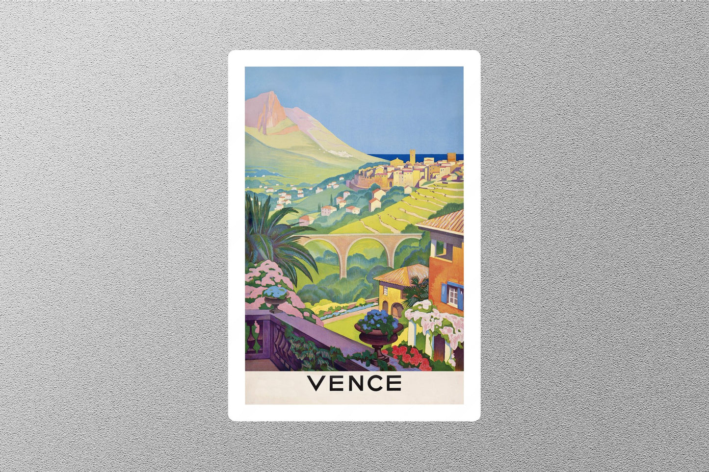 Wholesale Vintage Vence Travel Sticker