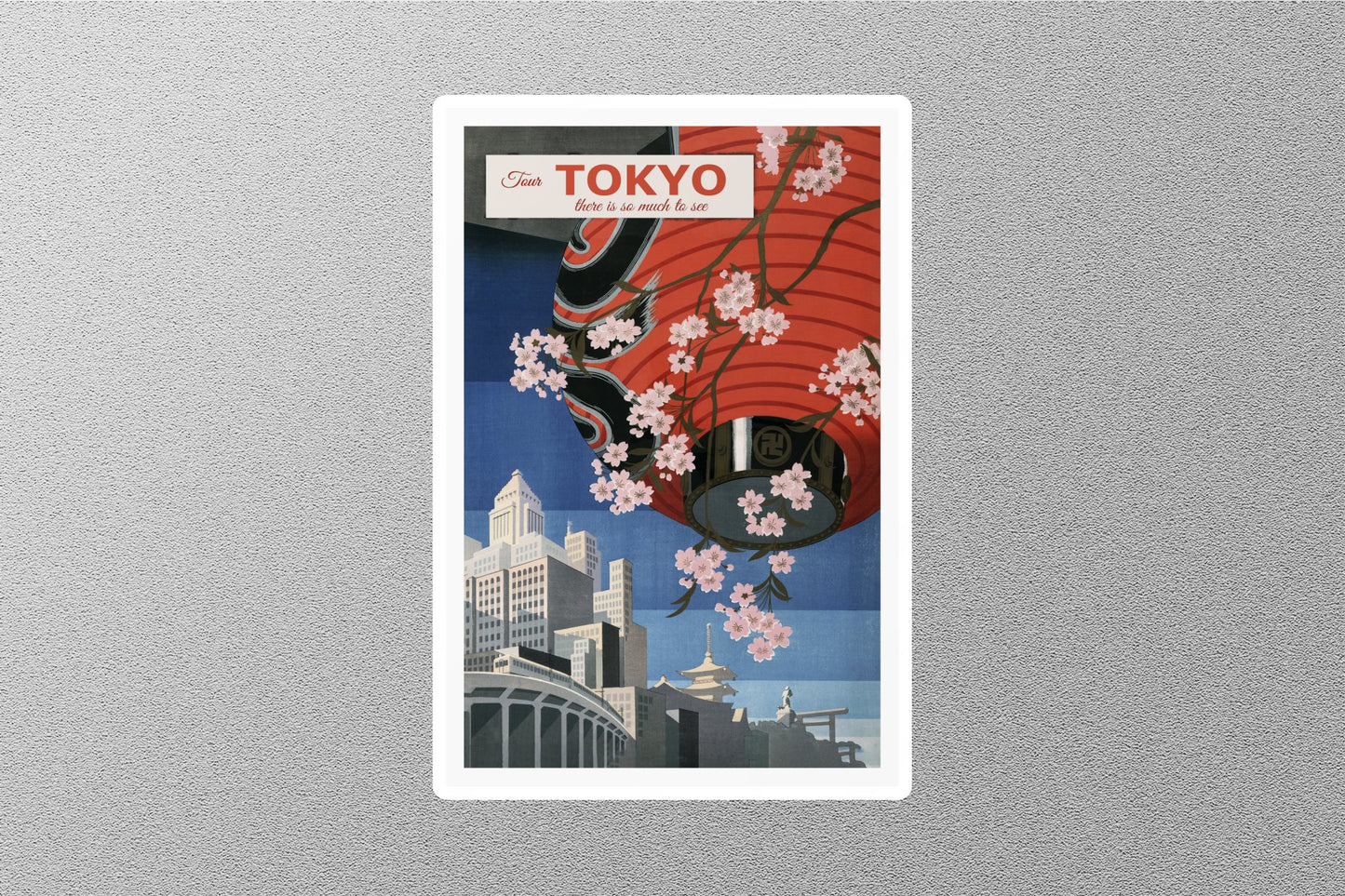 Wholesale Vintage Tokyo Travel Sticker