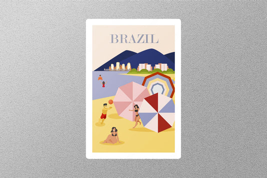 Wholesale Vintage Brazil Travel Sticker