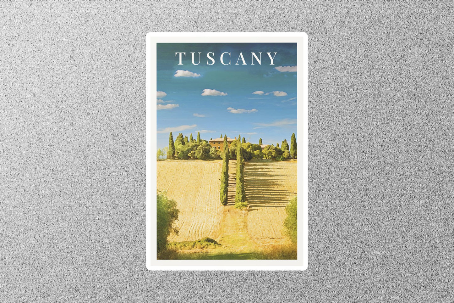 Wholesale Vintage Tuscany Travel Sticker