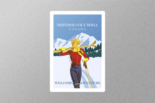 Wholesale Vintage British Columbia Travel Sticker