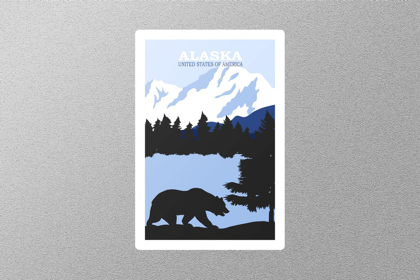 Wholesale Vintage Alaska Travel Sticker