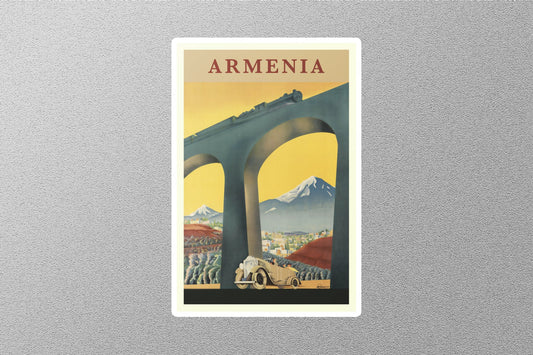 Wholesale Vintage Armenia Travel Sticker