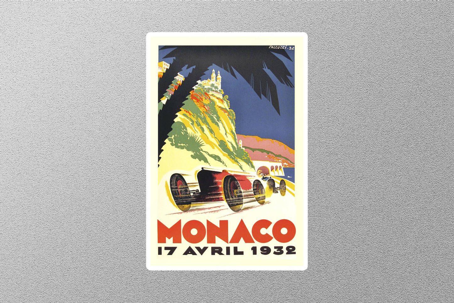 Wholesale Vintage Monaco 17 Avril 1932 Travel Sticker