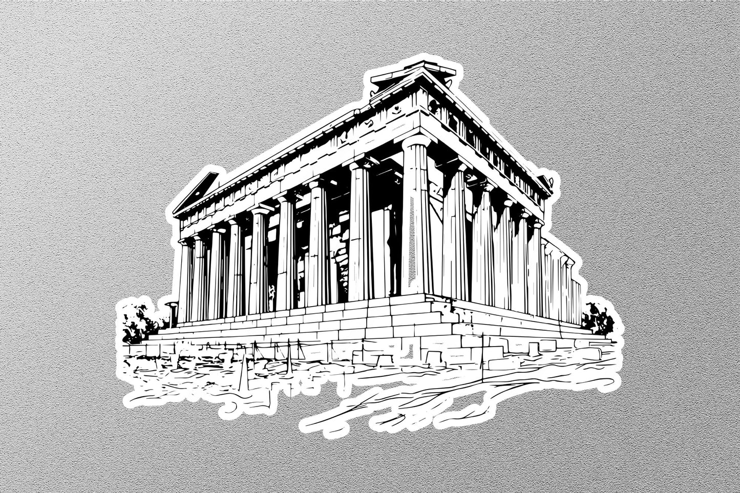 Wholesale Parthenon Travel Sticker