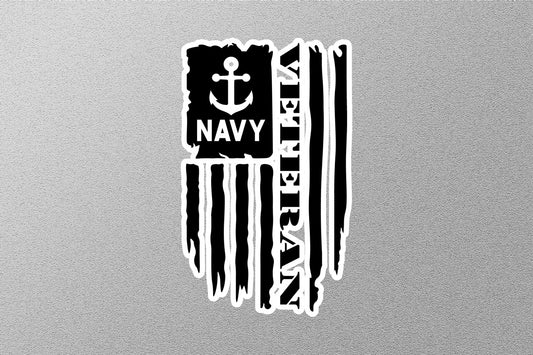 American Veteran Navy Sticker
