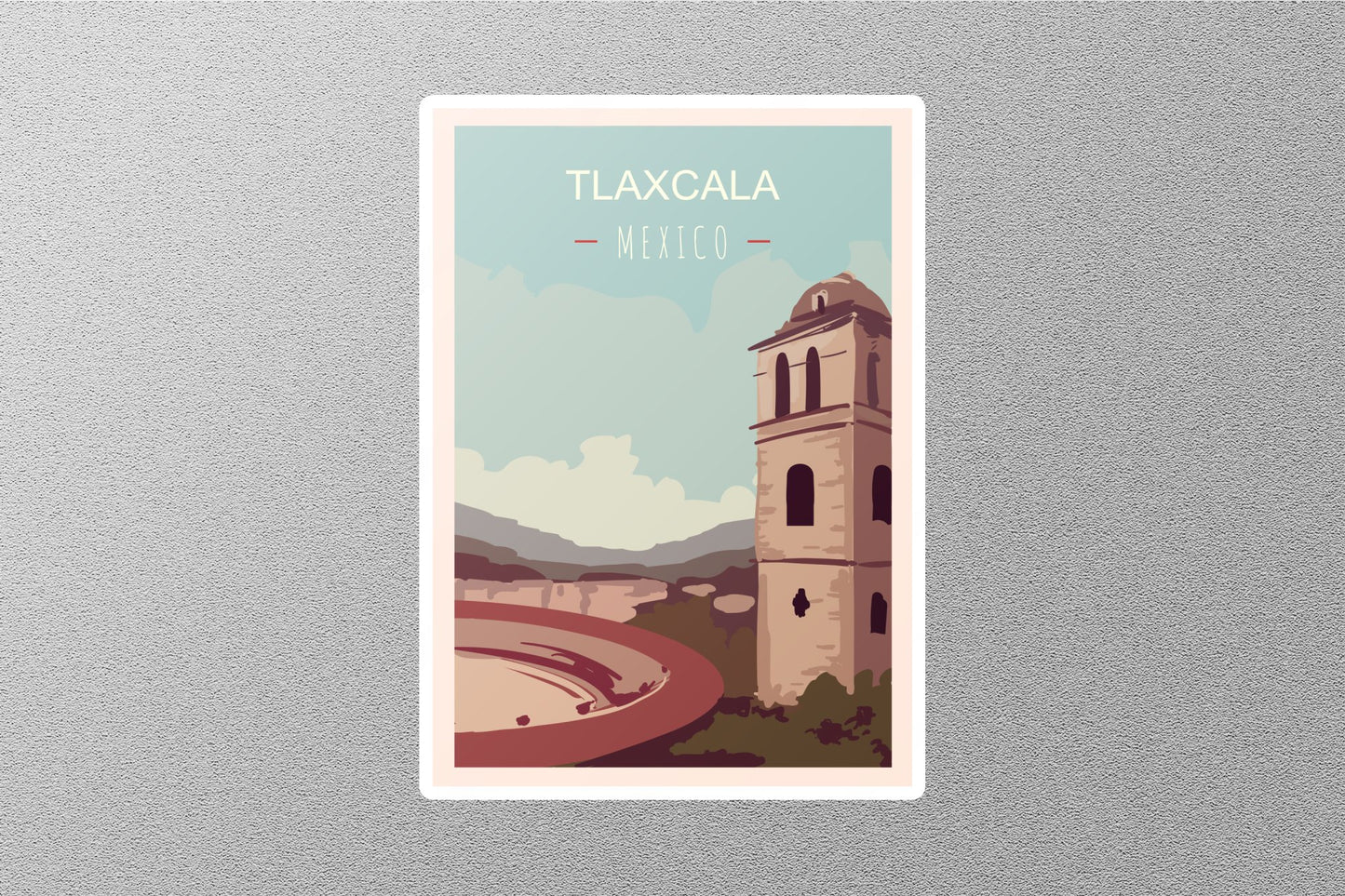 Wholesale Vintage Tlaxcala Mexico Travel Stickers