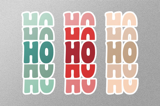 Ho Ho Ho Christmas Sticker