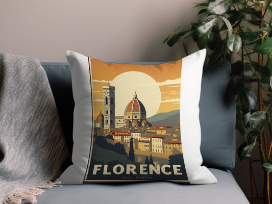 Vintage Florence Throw Pillow