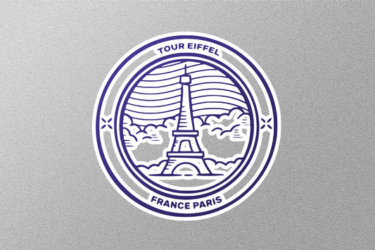 Wholesale Eiffel France Paris Travel Stamp Sticker