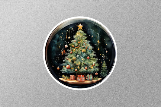 Christmas Tree Winter Holiday Sticker