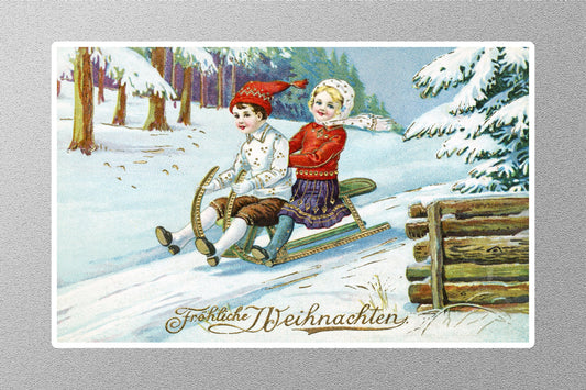 Wholesale Vintage Hwb Publisher Christmas Sticker