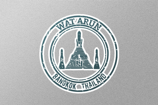 Wholesale Bangkok Thailand Travel Stamp Sticker