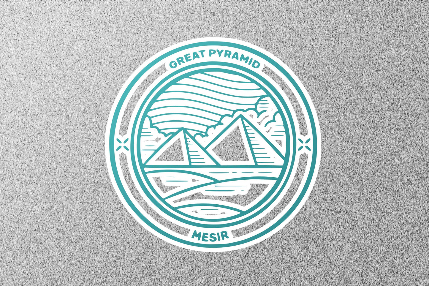 Wholesale Great Pyramid Miser Travel Stamp Sticker