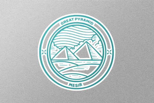 Wholesale Great Pyramid Miser Travel Stamp Sticker