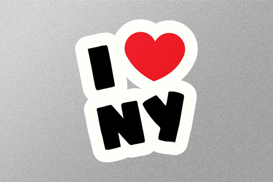 I Love New York Travel Sticker