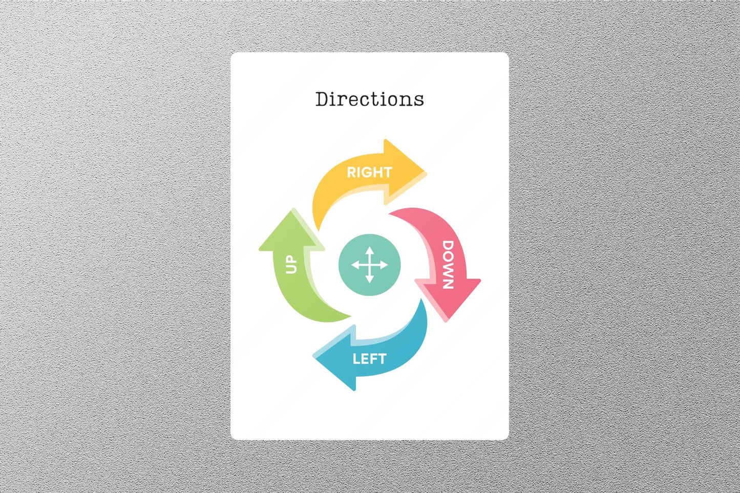 Directions Education Sticker