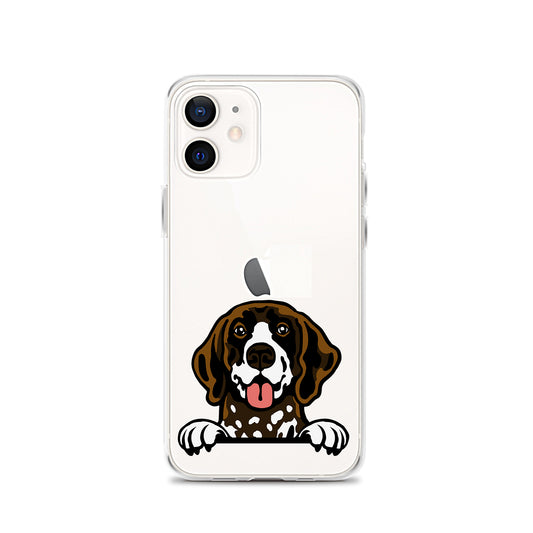 English Pointer Dog iPhone Case, Clear Dog iPhone Case